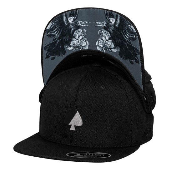 Boné MCD Aba Reta Strapback The Birds Corvo Preto