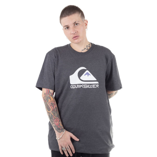 Camiseta Quiksilver Square Me Up Cinza