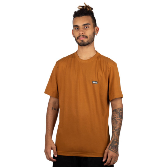 Camiseta Wats Small Box - Caramelo