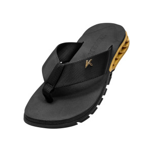 Chinelo Kenner Rakka DBU-02 Preto / Dourado