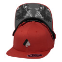 Boné MCD Aba Reta Strapback The Birds Corvo Vermelho