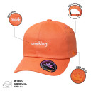 Boné Overking Aba Curva Dad Hat Strapback Essential Salmão