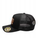 Boné Overking Aba Curva Trucker 3D Preto Camuflado