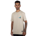 Camiseta Grizzly Block By Block Bege