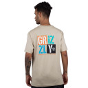 Camiseta Grizzly Block By Block Bege