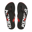 Chinelo Kenner Red Dnn-01 Preto / Vermelho