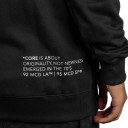 Moletom Mcd Com Ziper Logo Preto